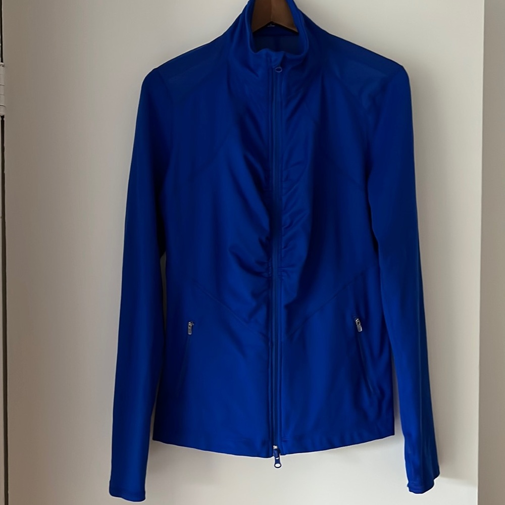 Zella Royal blue athletic jacket size XL